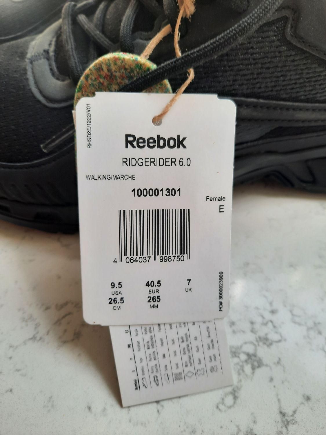 کتونی مشکی ریباک Reebok Ridgerider 6 سایز ۴۰.۵|کیف، کفش، کمربند|تهران, سعادت‌آباد|دیوار