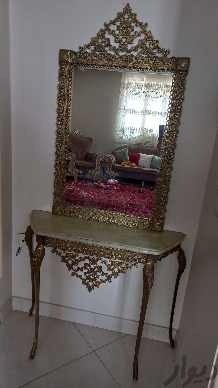 آینه و کنسول برنجی|آینه|تهران, مسعودیه|دیوار