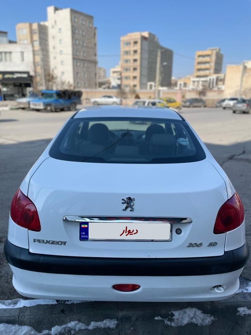 پژو 206 SD V8، مدل ۱۳۹۶|خودرو سواری و وانت|اردبیل, |دیوار