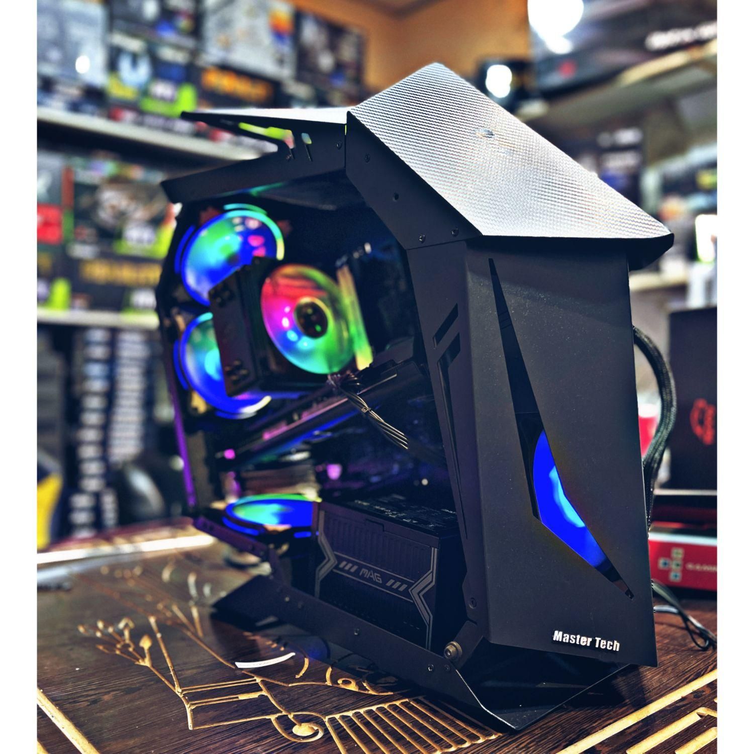 کیس کامپیوتر گیمینگ رندرینگ نسل۱۲ 12400 5700xt rgb|رایانه رومیزی|تهران, اندیشه (شهر زیبا)|دیوار