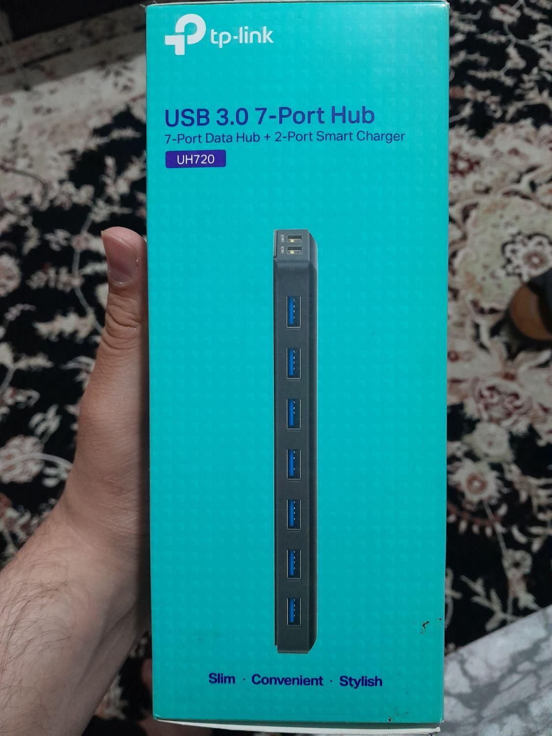 هاب usb3 تی پی لینک مدل UH720|قطعات و لوازم جانبی رایانه|بندر انزلی, عباس آباد|دیوار
