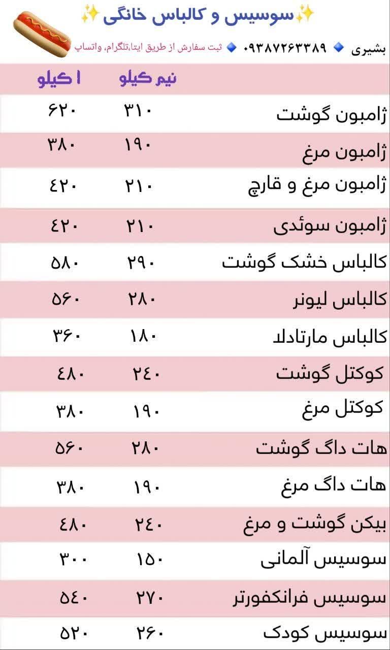 سوسیس وکالباس خونگی|خوردنی و آشامیدنی|تهران, خاوران|دیوار