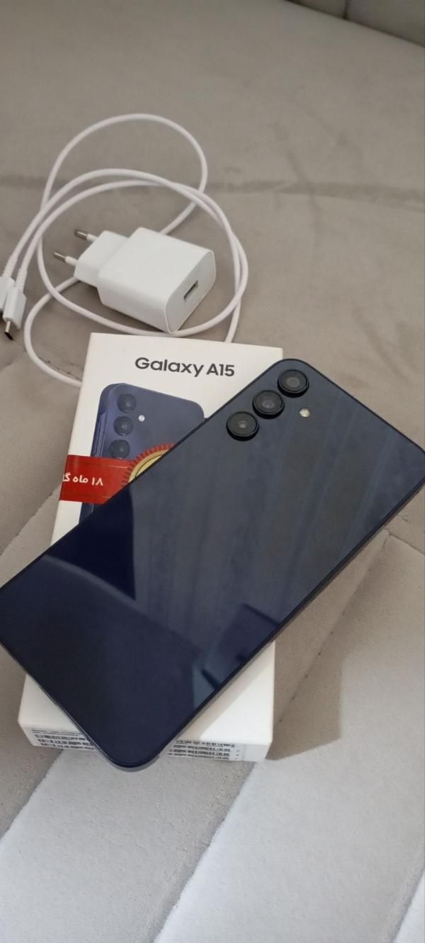 سامسونگ Galaxy A15 ۱۲۸ گیگابایت در حد آکبند ضمانتی|موبایل|تهران, قیام‌دشت|دیوار