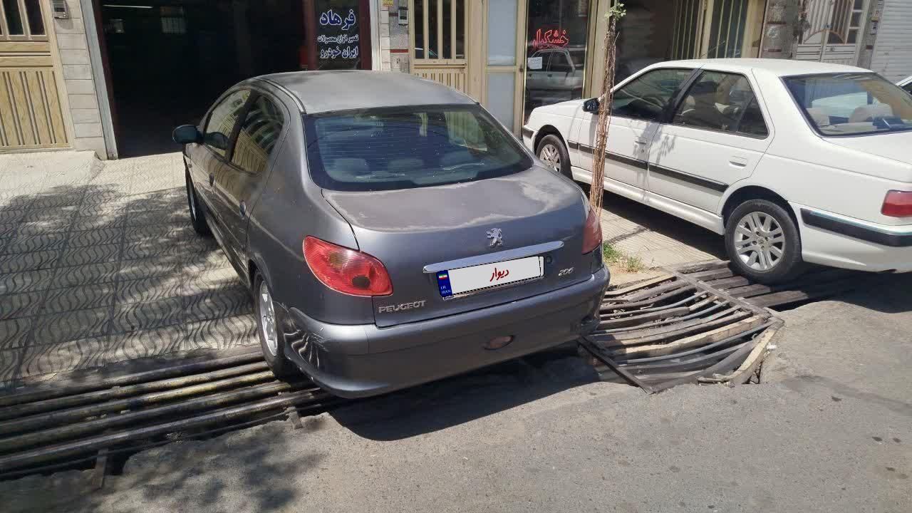 206 SD v20 مدل 89|خودرو سواری و وانت|تهران, پونک|دیوار