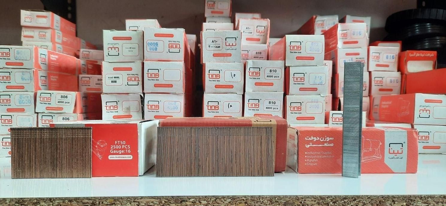 انواع سایز میخ و منگنه برای میخکوب ،منگنه کوب|ابزارآلات|رشت, پاستوریزه|دیوار