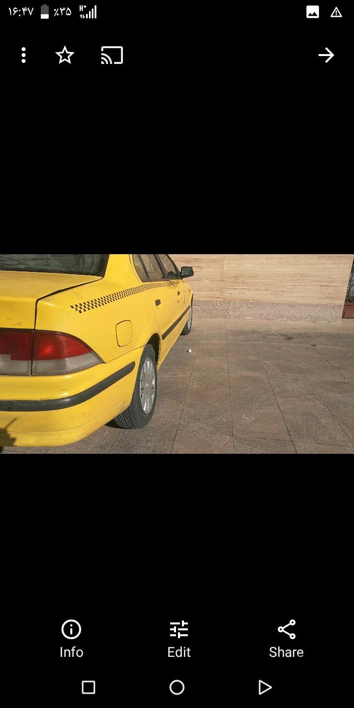 سمند EL تاکسی  دوگانه سوز، مدل ۱۳۸۸ نقدو اقساط