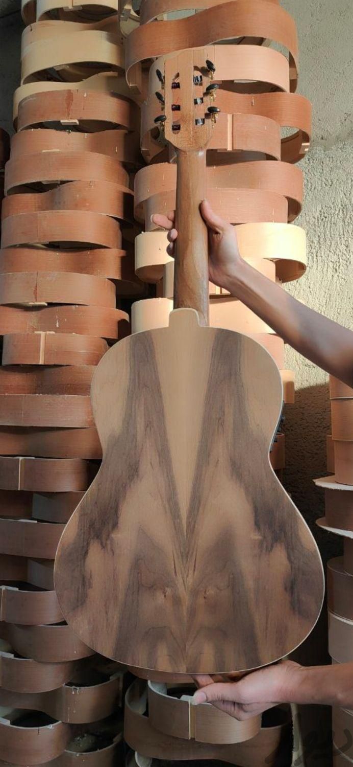 گیتار فلامنکو پویا تمام چوب دست ساز پیکاپ دار|گیتار، بیس و امپلیفایر|صفادشت, |دیوار