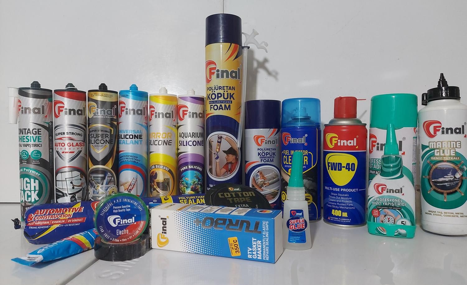 چسب 123 فاینال اسپری فوم پلی اورتان wd40 سیلیکون|عمده‌فروشی|تهران, تهرانپارس شرقی|دیوار