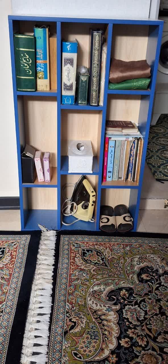 کتابخانه جنس ام دی اف|کتابخانه، شلف، قفسه‌های دیواری|تهران, استاد معین|دیوار
