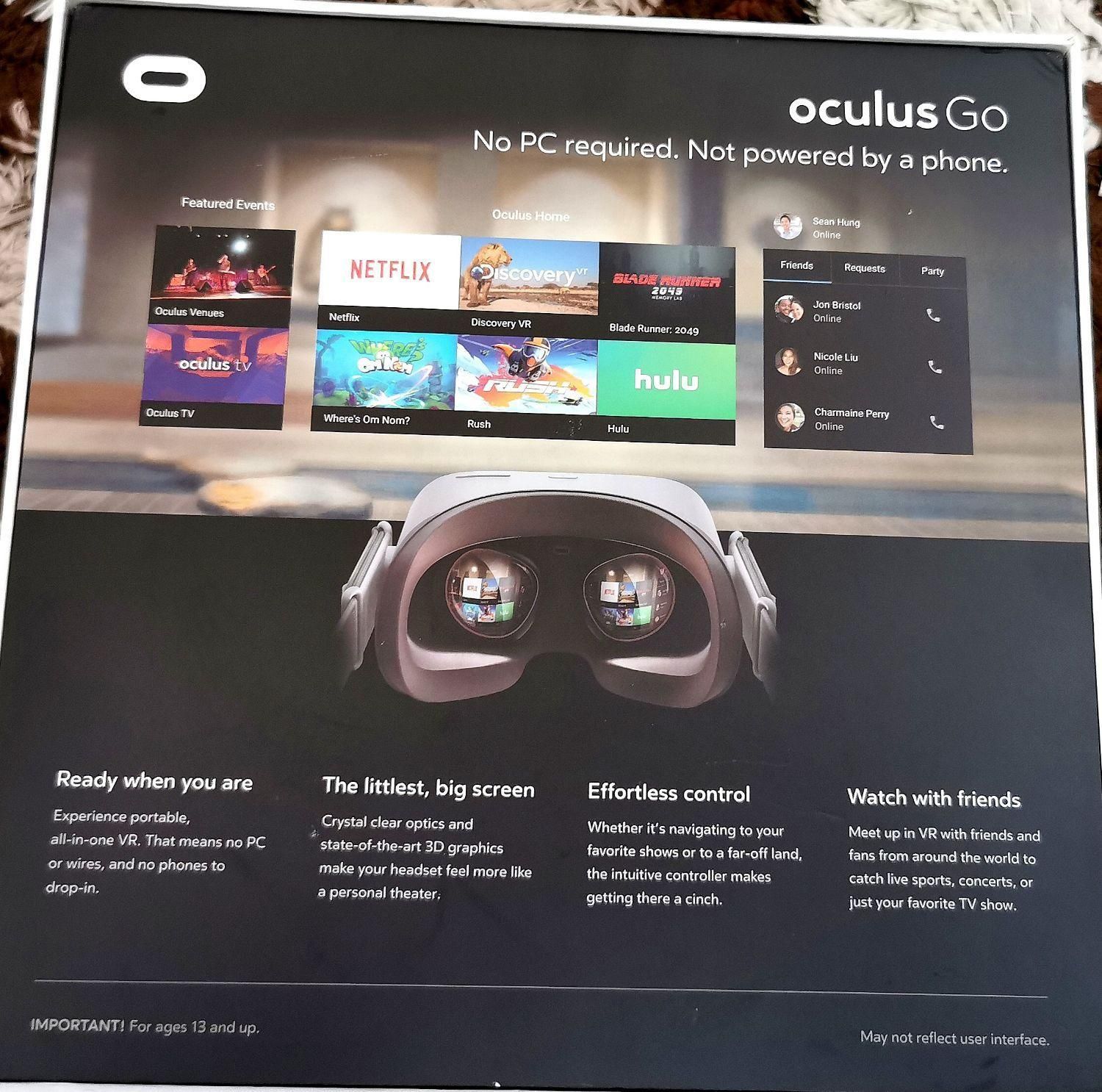 عینک واقعیت مجازی oculus go vr اوکولوس گو وی آر|کنسول، بازی ویدئویی و آنلاین|تهران, کوثر|دیوار