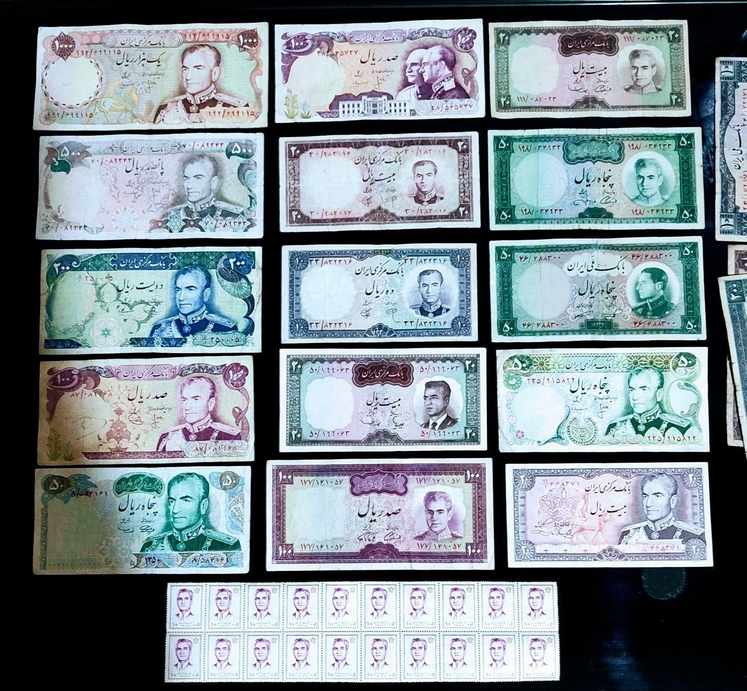 95 مجموعه کلکسیونی|کلکسیون سکه، تمبر، اسکناس|بابل, |دیوار