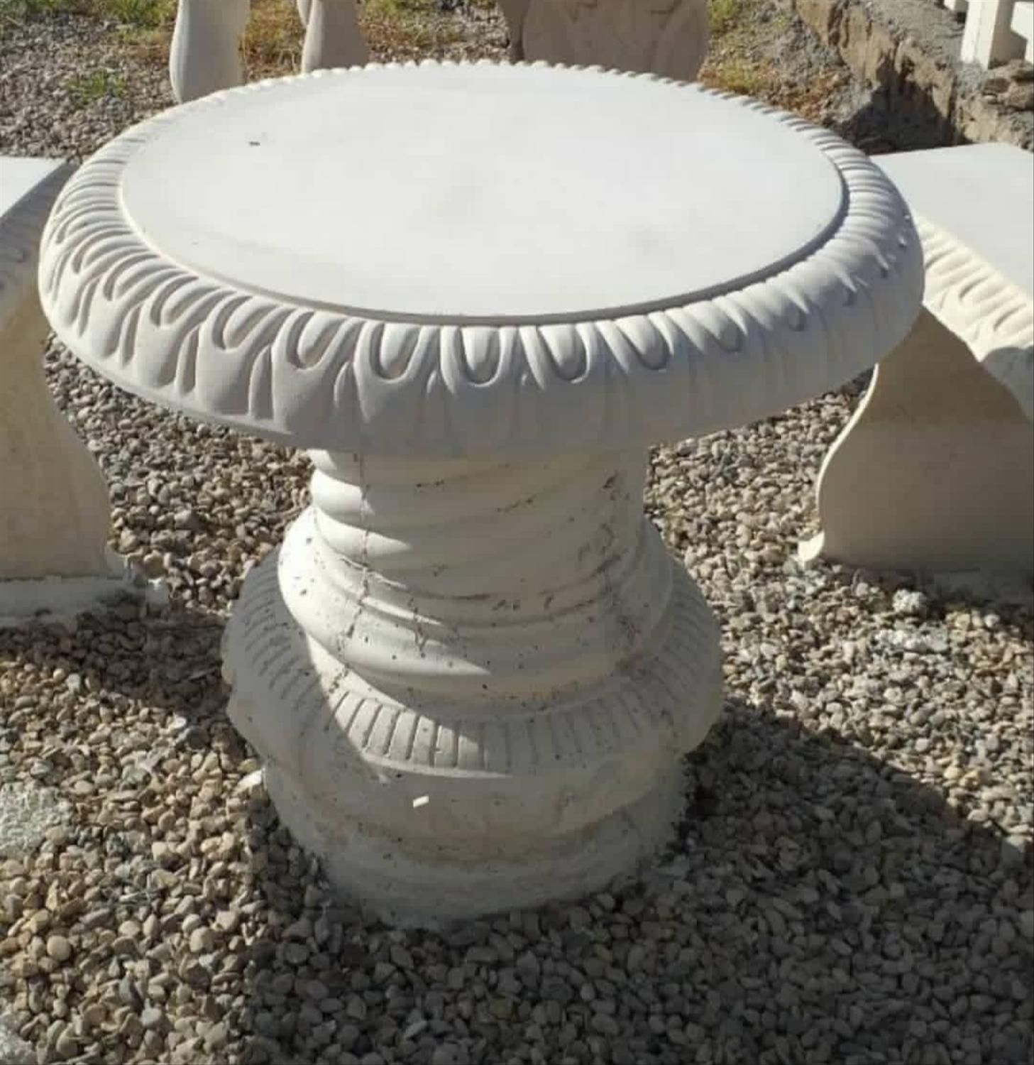 Cement patio online set