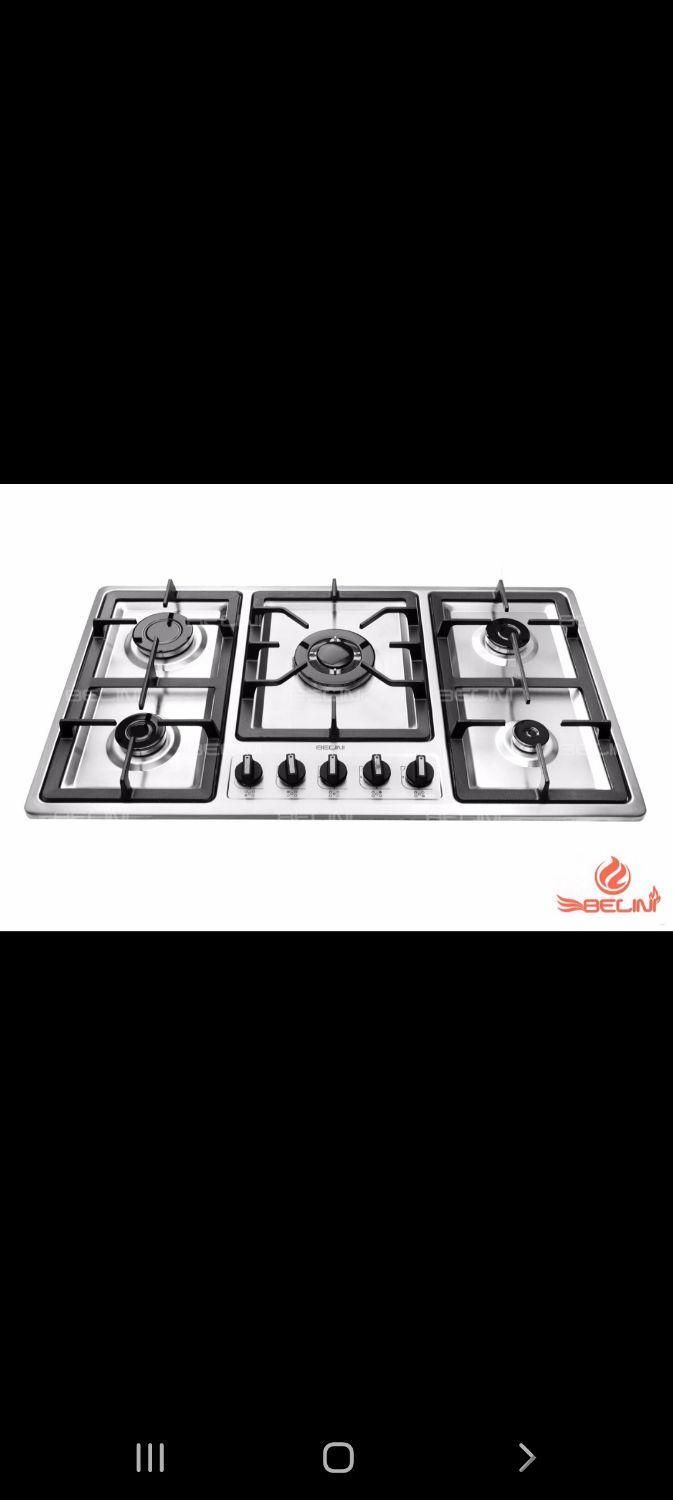 اجاق گاز رومیزی آشپزخانه توکار استیل با استاندارد|اجاق گاز و لوازم برقی پخت‌وپز|تهران, ابوذر (منطقه ۱۵)|دیوار
