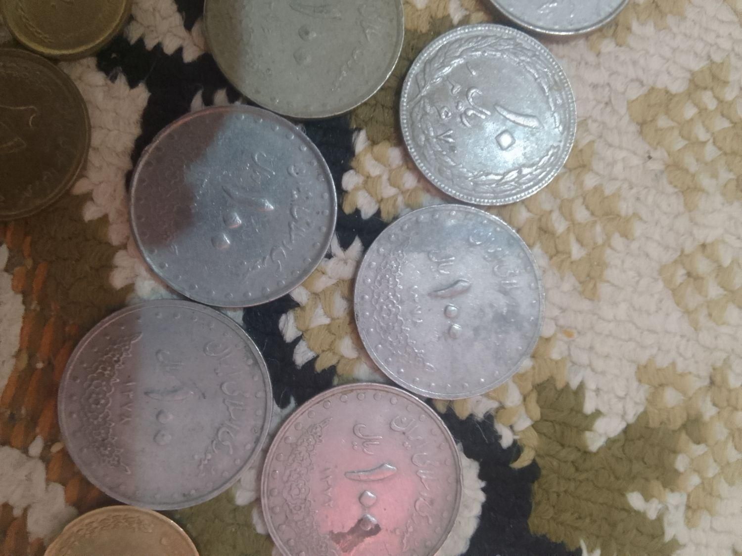 سکه ها جمهور ی و شاهی کمیاب|کلکسیون سکه، تمبر، اسکناس|فومن, |دیوار