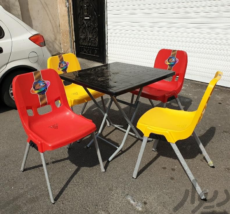 میز و صندلی پلاستیکی پلیمری مناسب فست فود|صندلی و نیمکت|تهران, نواب|دیوار