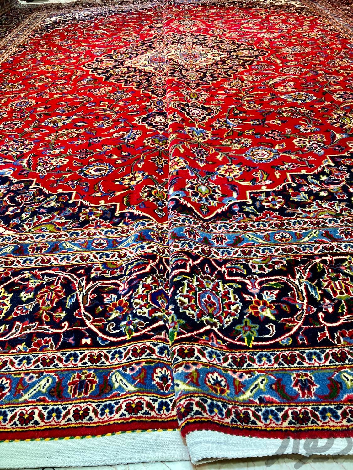 فرش دستباف جفت ۱۲ متری کاشان لاکی دستبافت سینا|فرش|تهران, مولوی|دیوار