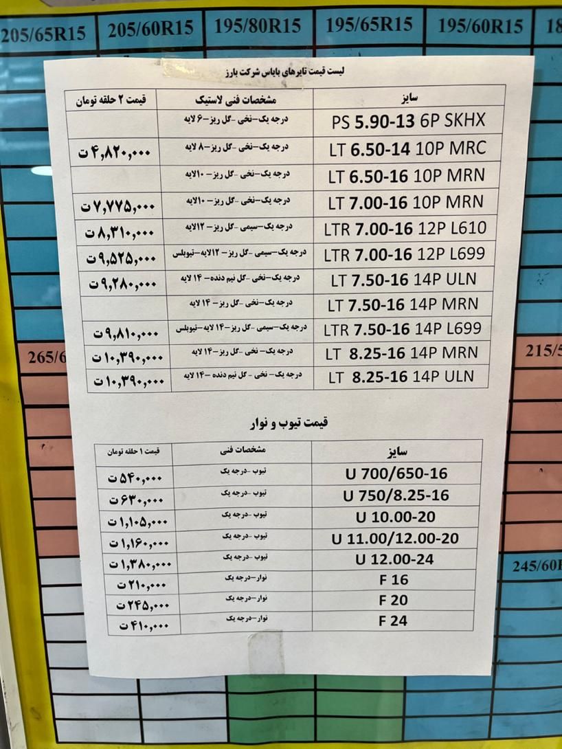 لاستیک دولتی نیسان وانت ۷۰۰/۱۶ سندی ۷۵۰/۱۶|قطعات یدکی و لوازم جانبی|تهران, سلسبیل|دیوار
