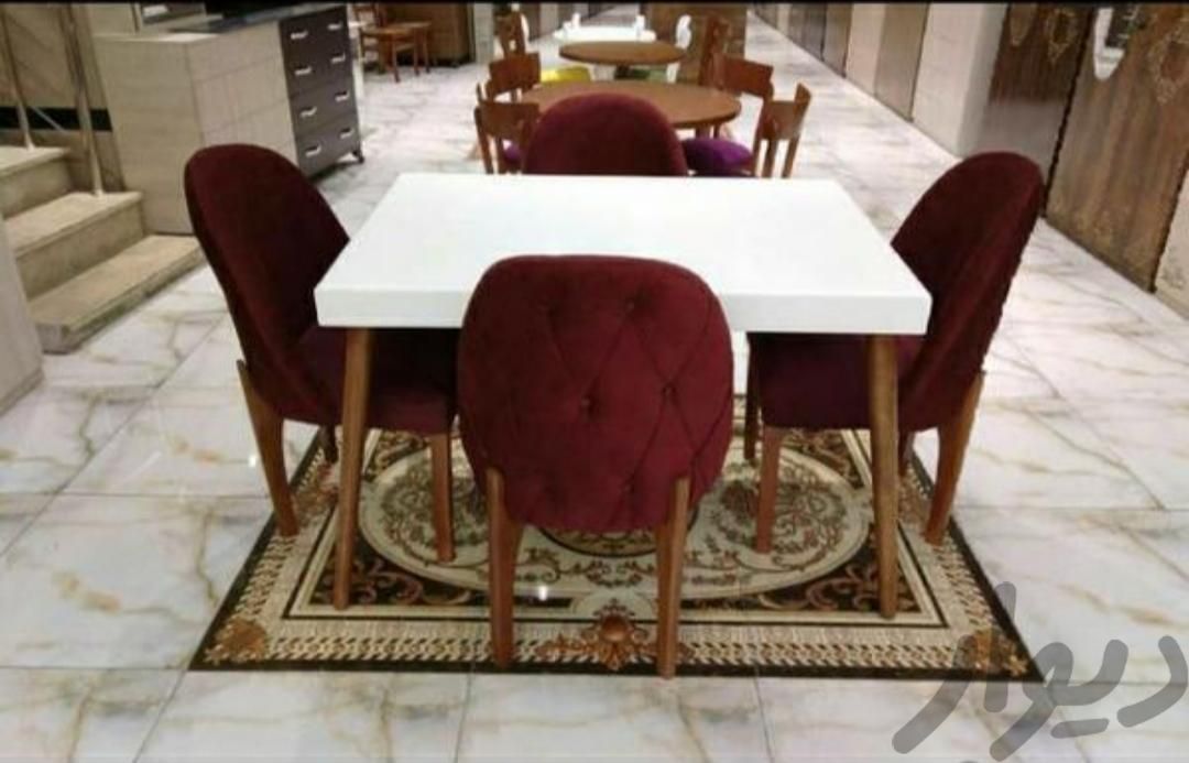 میز ناهار خوری میز ناهار خوری بوگاتی لمسه دار|میز و صندلی غذاخوری|تهران, شهرک ولیعصر|دیوار