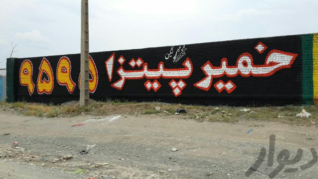 تبلیغات دیوار نویسی جاده ای در تمام نقاط استان