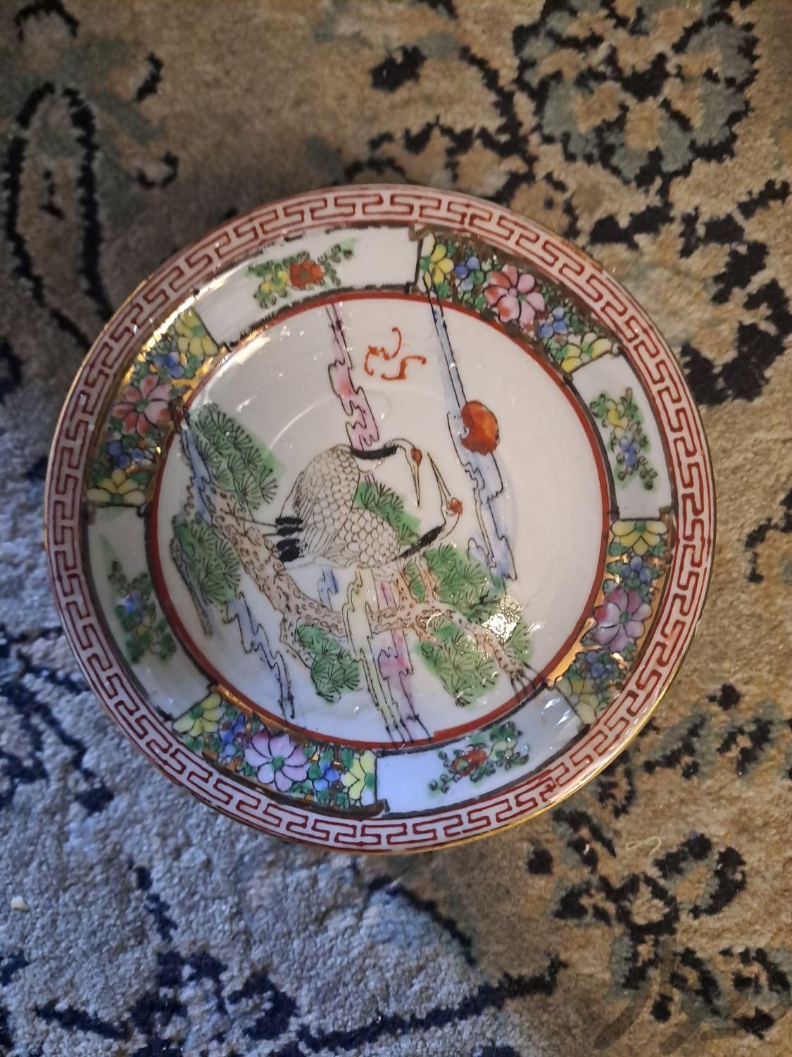 نعلبکی مرغی|ظروف سرو و پذیرایی|اصفهان, باغ فدک|دیوار