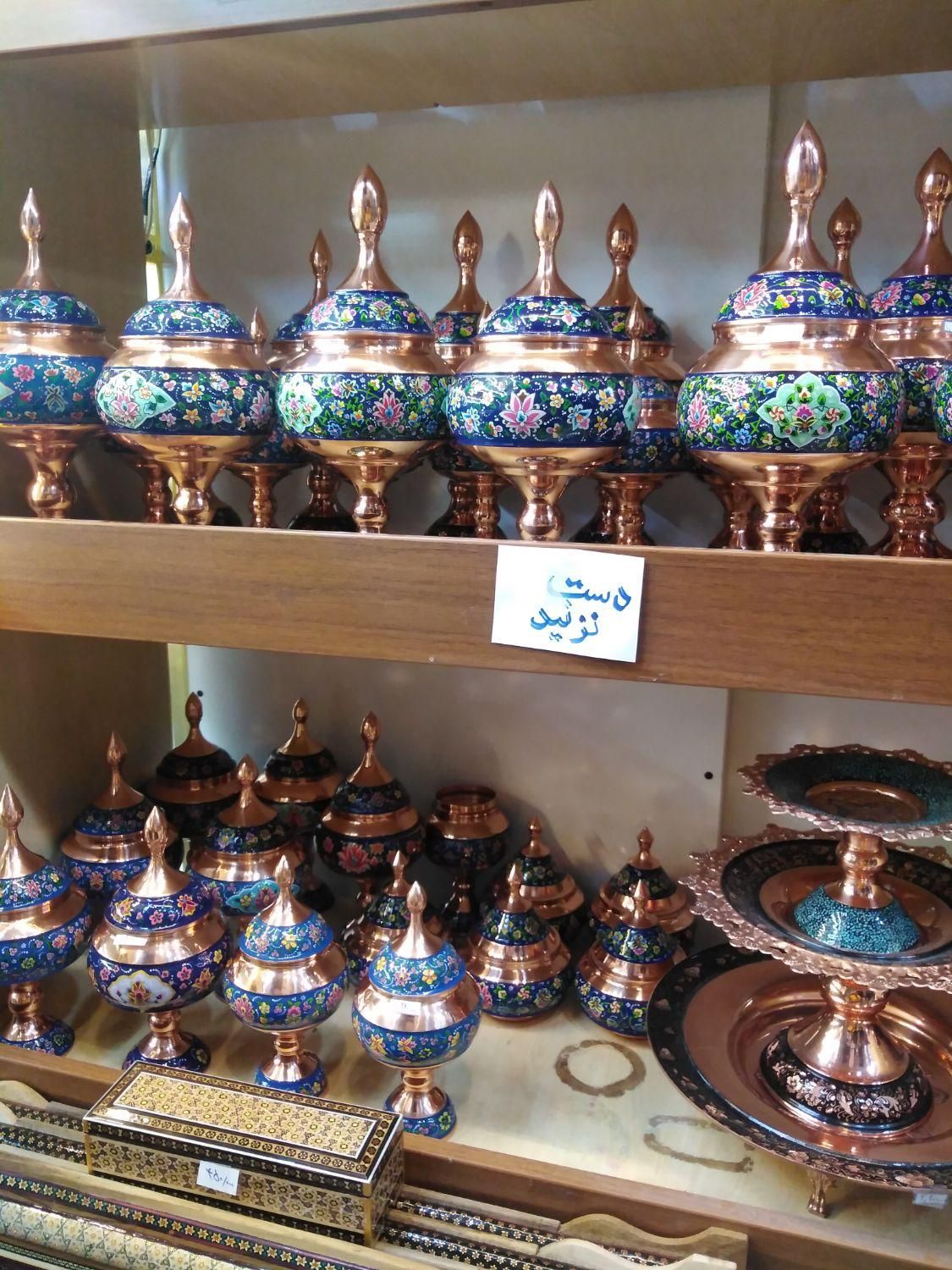 شکلات خوری و گلدان مس و پرداز(عمده، تک)|صنایع دستی و سایر لوازم تزئینی|تهران, شاهین|دیوار