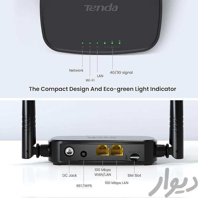 مودم سیمکارتی 4G تندا مدل TENDA 4G03 Pro N300|مودم و تجهیزات شبکه رایانه|قم, زنبیل‌آباد (شهید صدوقی)|دیوار