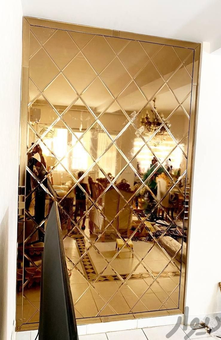 آیینه دکوراتیو شامپایینی سبک جدید|آینه|تهران, کوثر|دیوار