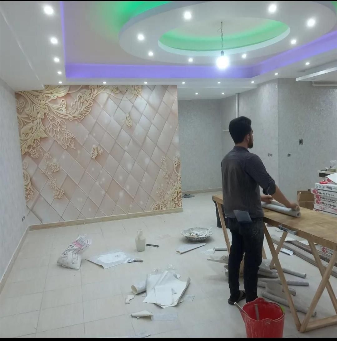 پوستر کاغذدیواری خارجی،کابینت،پارکت،کمددیواری،کناف|مصالح و تجهیزات ساختمان|تبریز, |دیوار