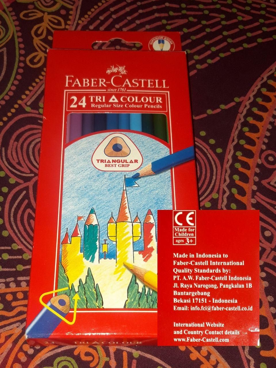 مدادرنگی فابرکستل مدل تری کالر 24رنگ Faber Castell|لوازم التحریر|تهران, شمس‌آباد|دیوار