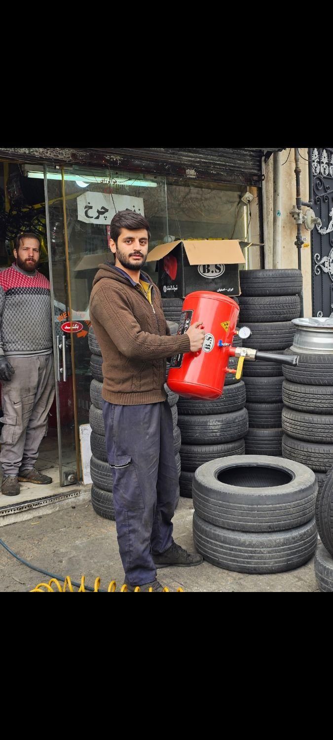 تابگیری رینگ تعمیر رینگ شوک باد تیوبلس بالانس|خدمات موتور و ماشین|تهران, خاک سفید|دیوار