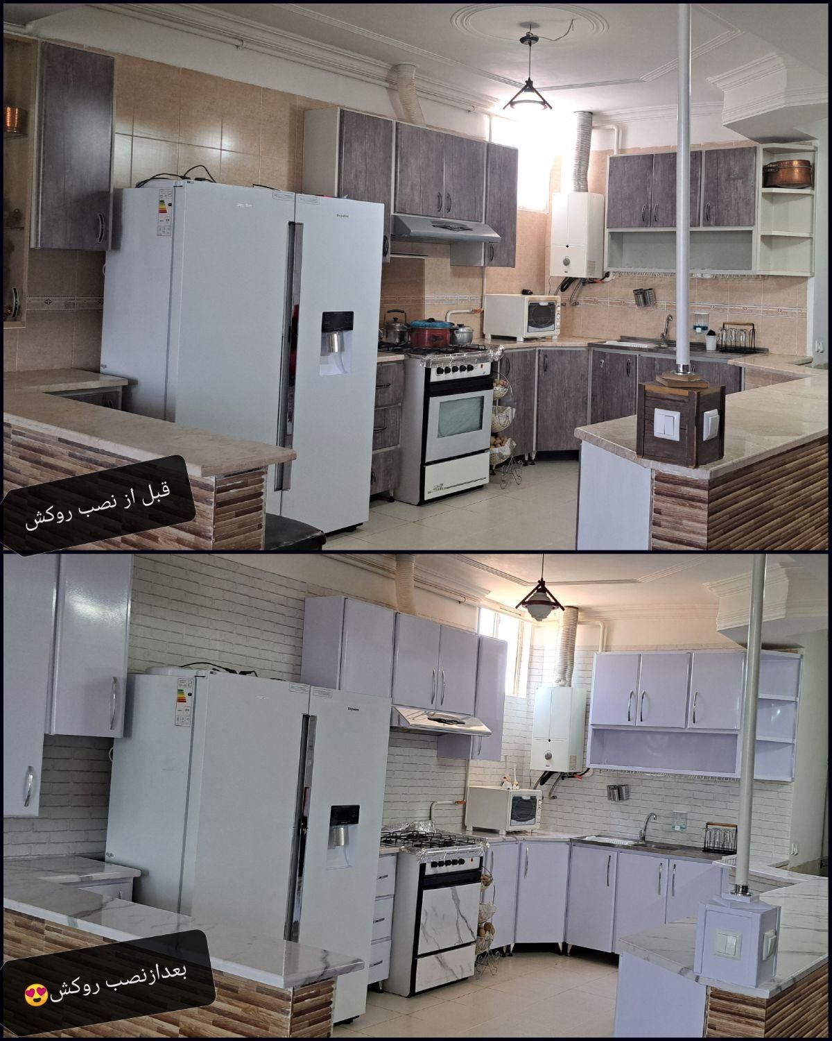 نصب برچسب کابینت،بین کابینتی‌و کاورتمامی نقاط منزل|خدمات پیشه و مهارت|کرمان, |دیوار