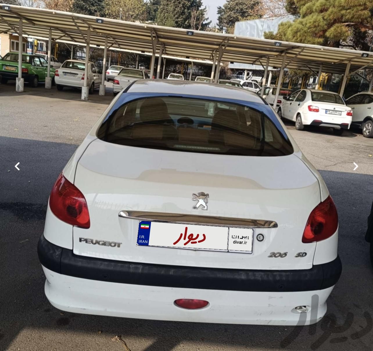 پژو 206 SD V8 مدل 1394