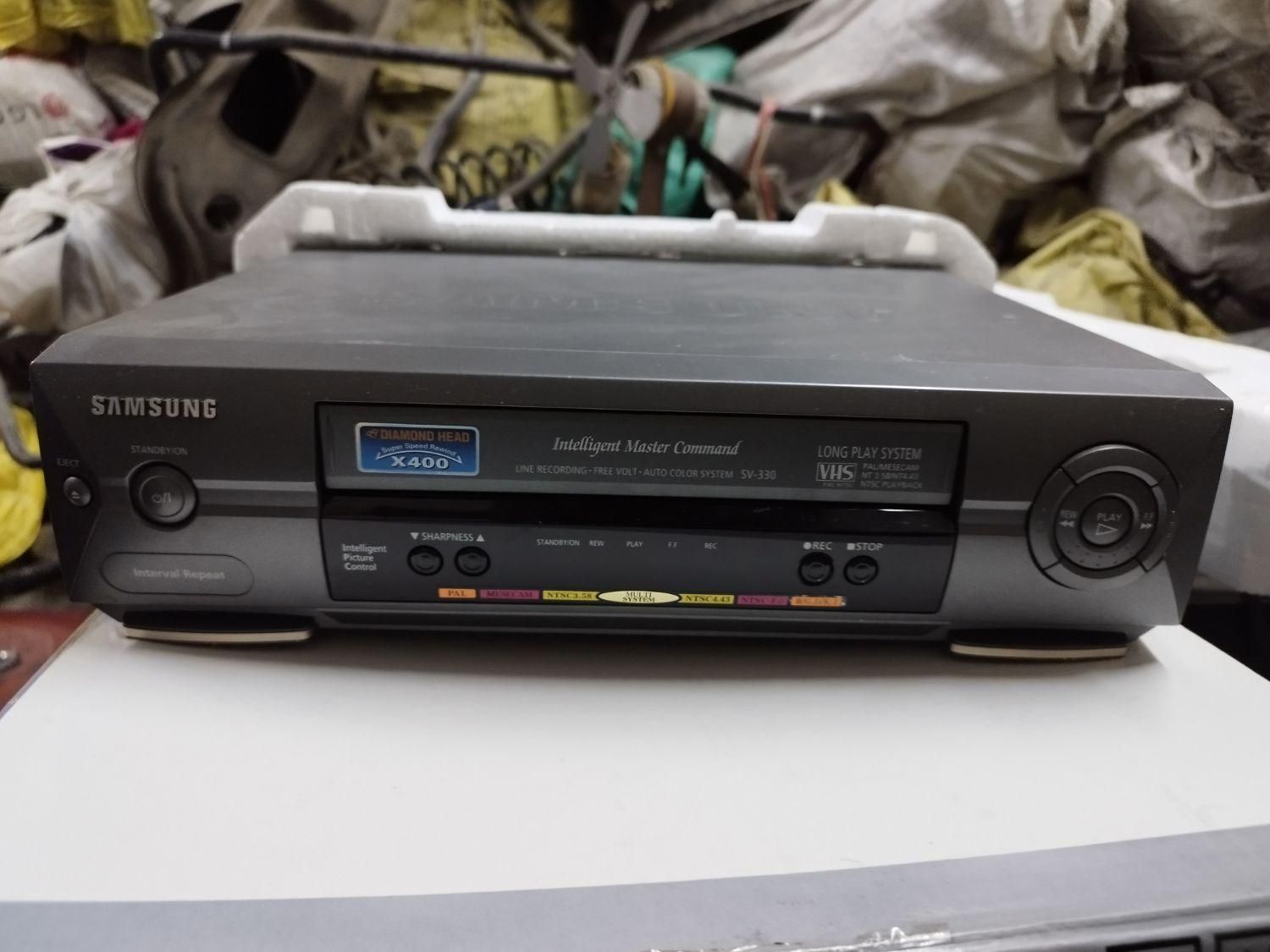 دستگاه پخش ویدئو VHS سامسونگ SV-330|پخش‌کننده DVD و ویدیو|تهران, شوش|دیوار