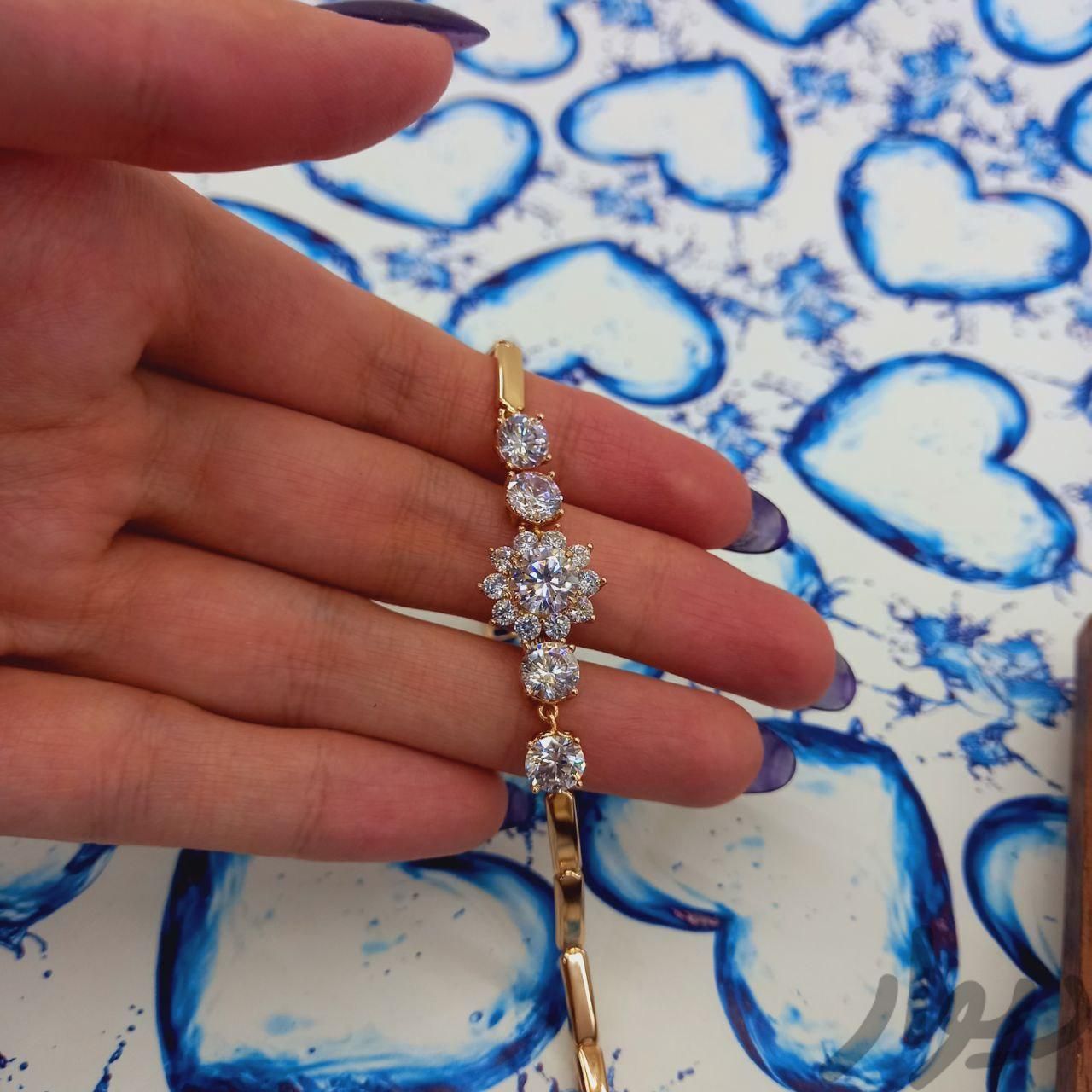 دستبند دونه برف ابکاری طلا مارک ژوپینگ|بدلیجات|تهران, طیب|دیوار
