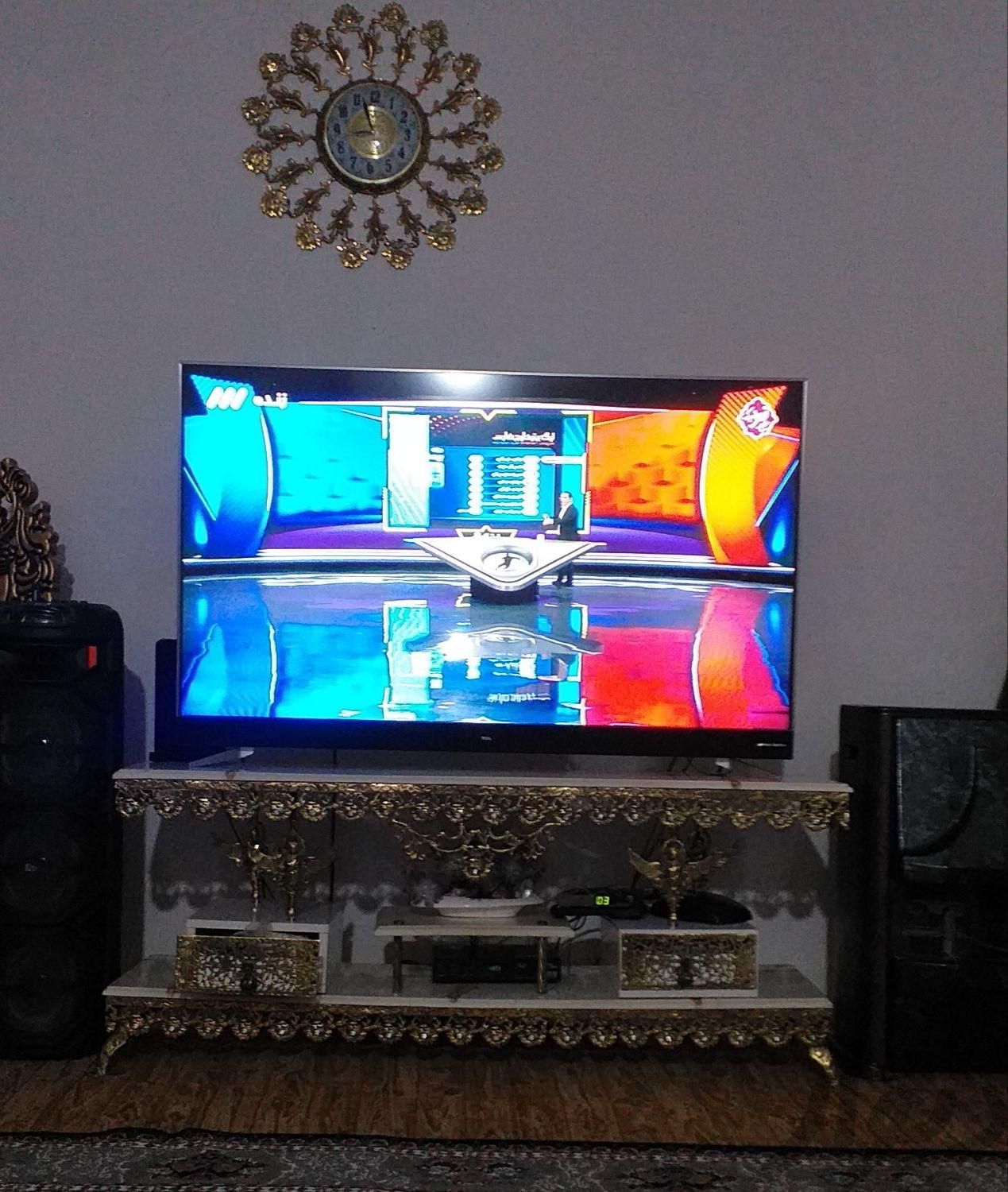 تلویزیون ال ای هوشمند ۵۵اینچ فورکی TCL|تلویزیون و پروژکتور|سلماس, |دیوار