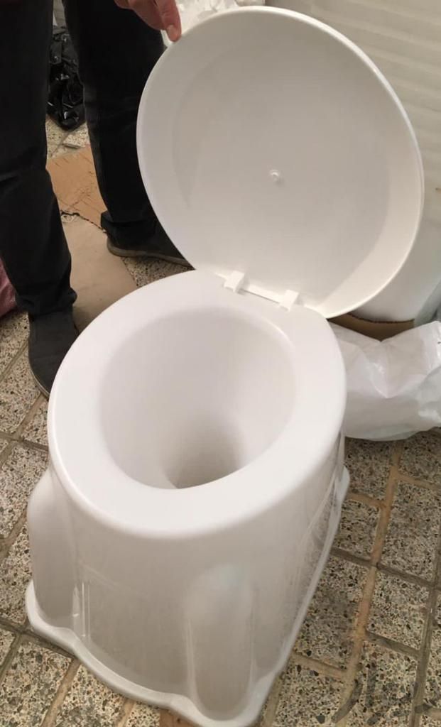 توالت فرنگی پلاستیکی دور بسته|لوازم سرویس بهداشتی|مشهد, عامل|دیوار