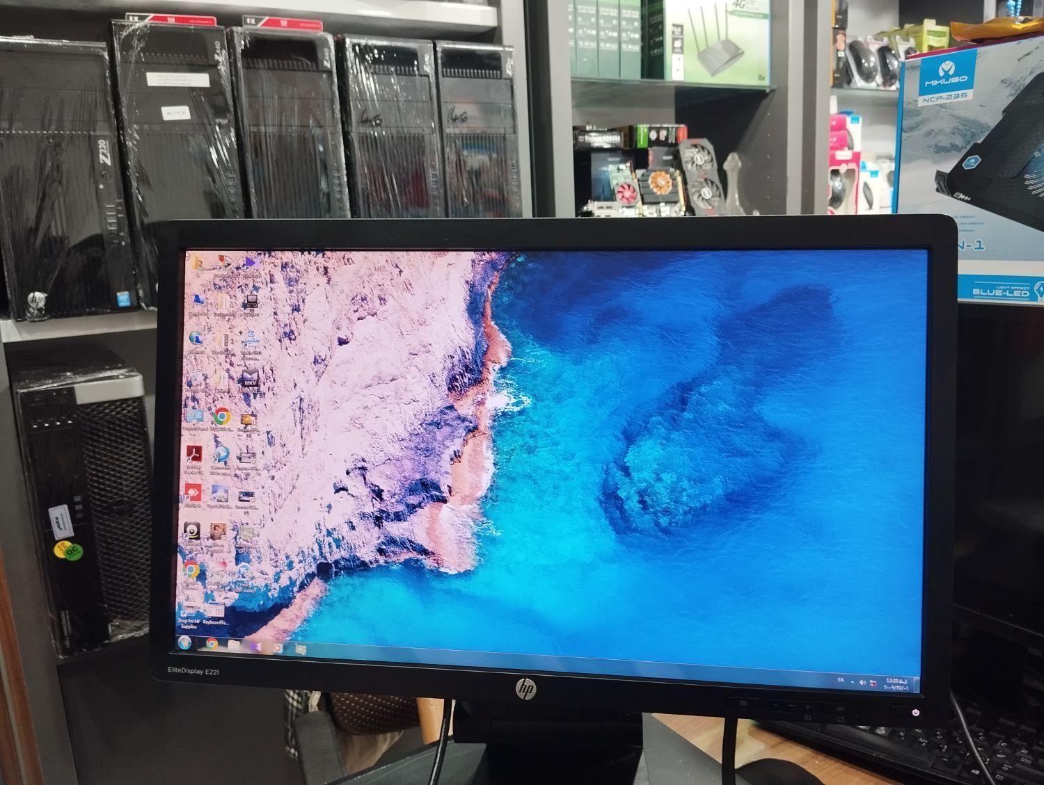 مانیتور اچ پی 22 اینچ HP E221 FULL HDمهندسی طراحی|قطعات و لوازم جانبی رایانه|کرمانشاه, |دیوار