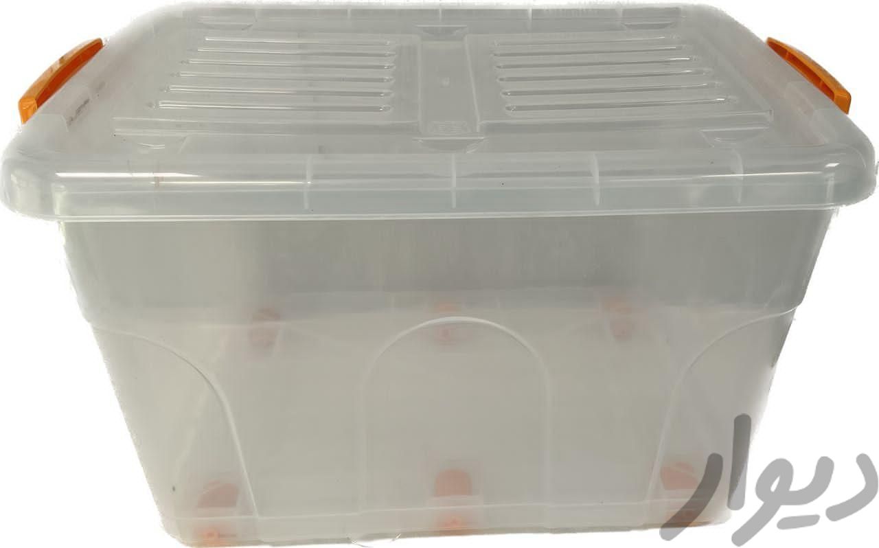 باکس بزرگ چرخدار پلاستیکی شفاف جعبه پلاستیکی صبا|ظروف نگهدارنده، پلاستیکی و یکبارمصرف|تهران, اتحاد|دیوار