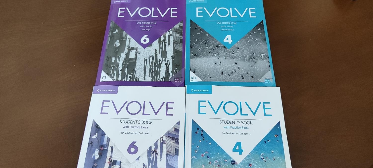 کتاب زبان گلاسه رنگی Evolve 6 & 4|کتاب و مجله آموزشی|تهران, اباذر|دیوار