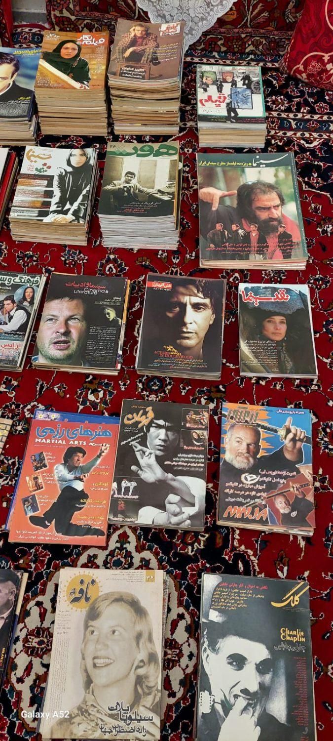 مجلات سینمایی و ادبی و فیلمهای  VHS|کتاب و مجله ادبی|تهران, آهنگ|دیوار