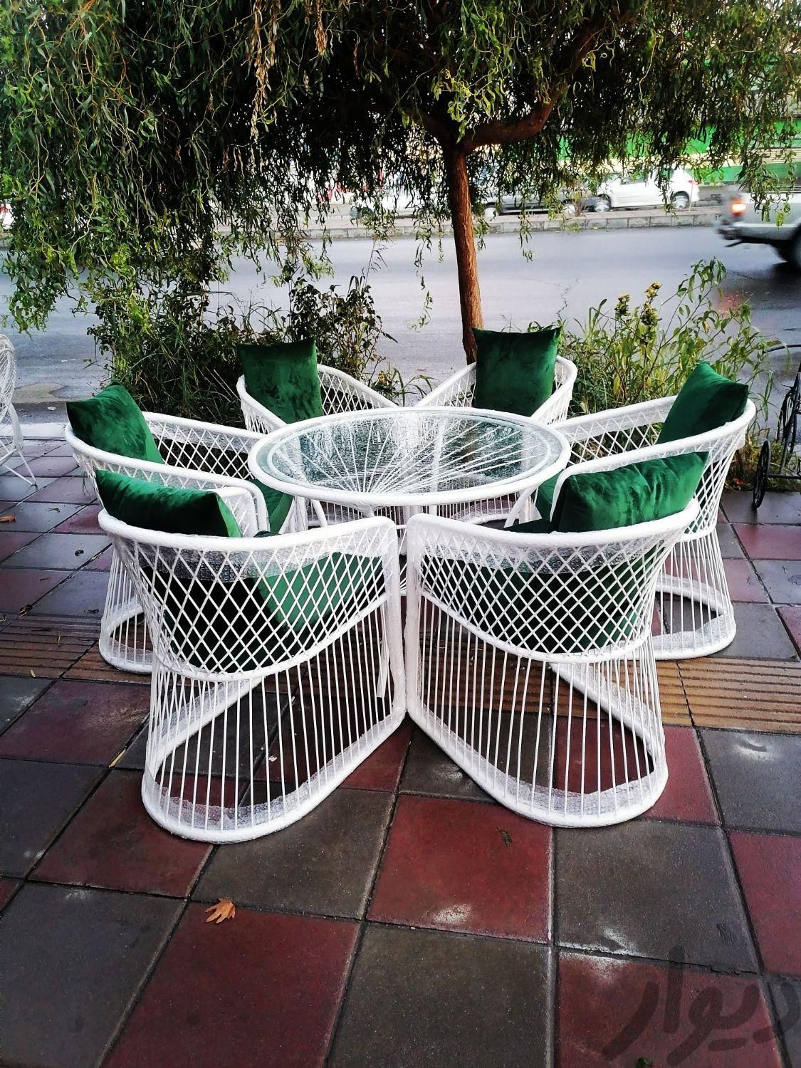 میز صندلی باغی ویلایی کافه رستورانی طرح آلبینا|صندلی و نیمکت|تهران, زعفرانیه|دیوار