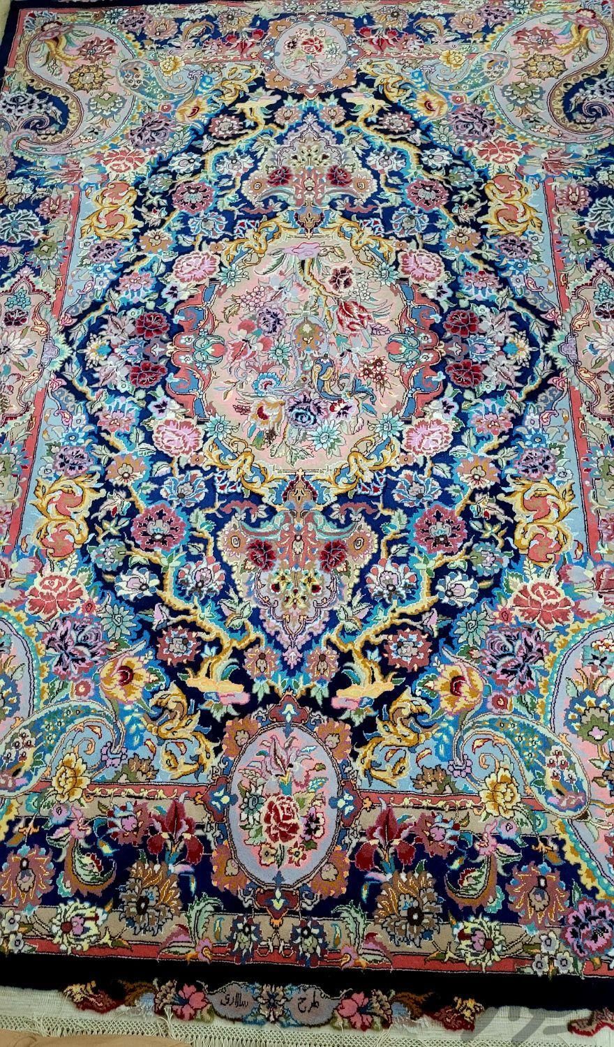 جفت فرش دستباف ۶متری سالاری تبریز ۴۰رج فرش دستبافت|فرش|تهران, پونک|دیوار