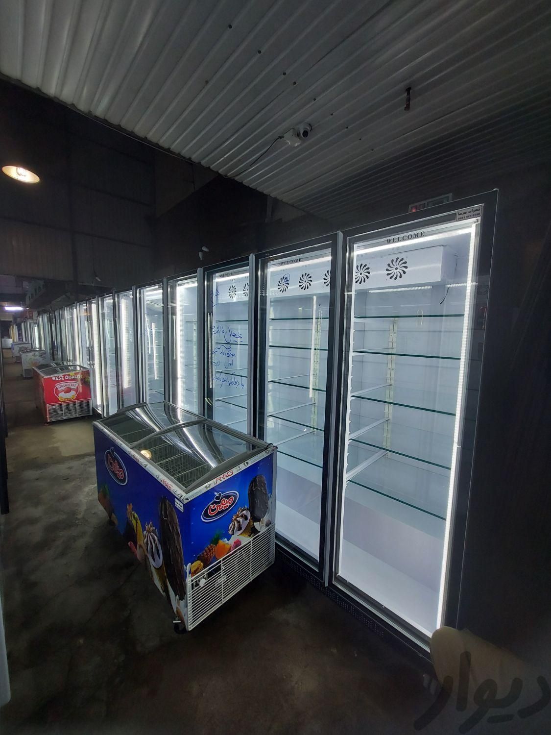 یخچال فریزر بستنی ایستاده ویترینی شیرسردکن نواستوک|فروشگاه و مغازه|طبس, |دیوار