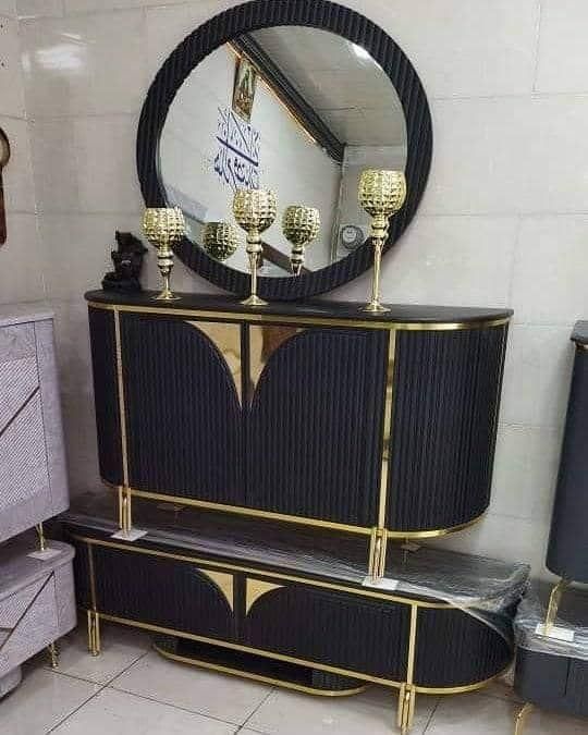 مدل کنسول با آینه پک کامل دکوراسیون خانه|بوفه، ویترین، کنسول|پاکدشت, |دیوار