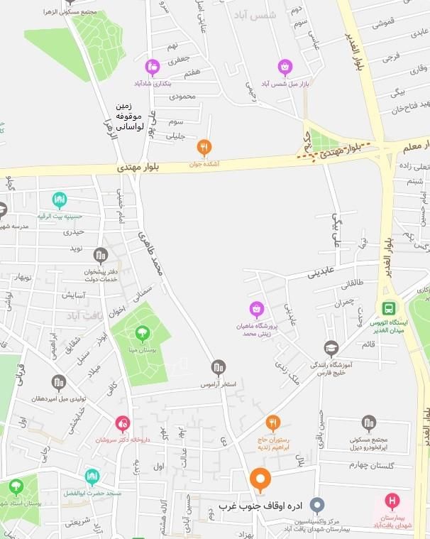 40 متر زمین درشادآباد ، چسب  بازار عمده فروش ها|فروش زمین و ملک کلنگی|تهران, شادآباد|دیوار