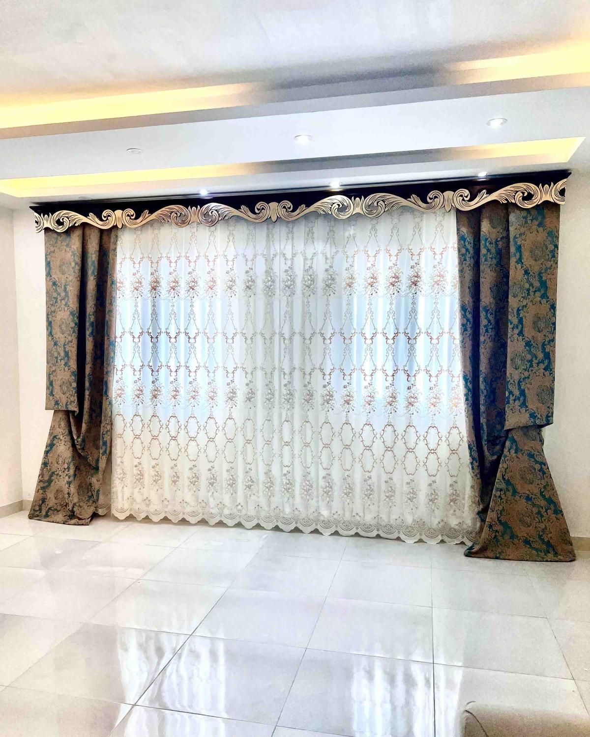 فروش اقساطی پرده کاغذ دیواری کفپوش بدون پیش پرداخت|پرده، رانر، رومیزی|رشت, کوی حسینی|دیوار