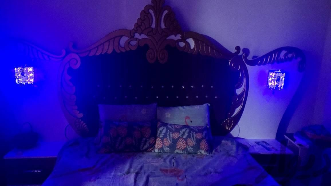 تخت خواب سلطنتی لوستر دار|تخت و سرویس خواب|تهران, علی‌آباد|دیوار