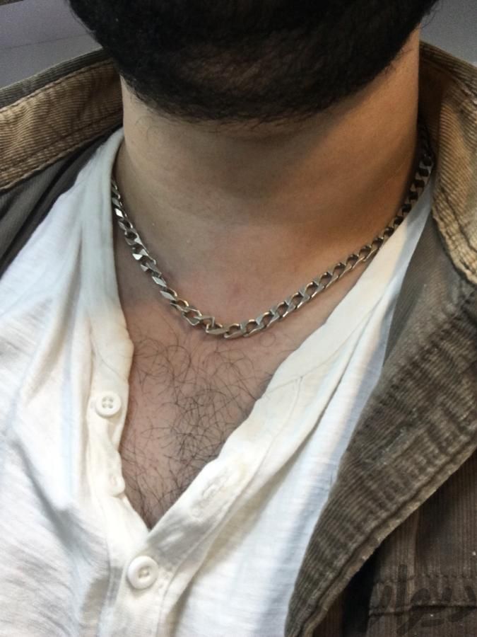 گردنبند نقره مردانه|جواهرات|لاهیجان, |دیوار