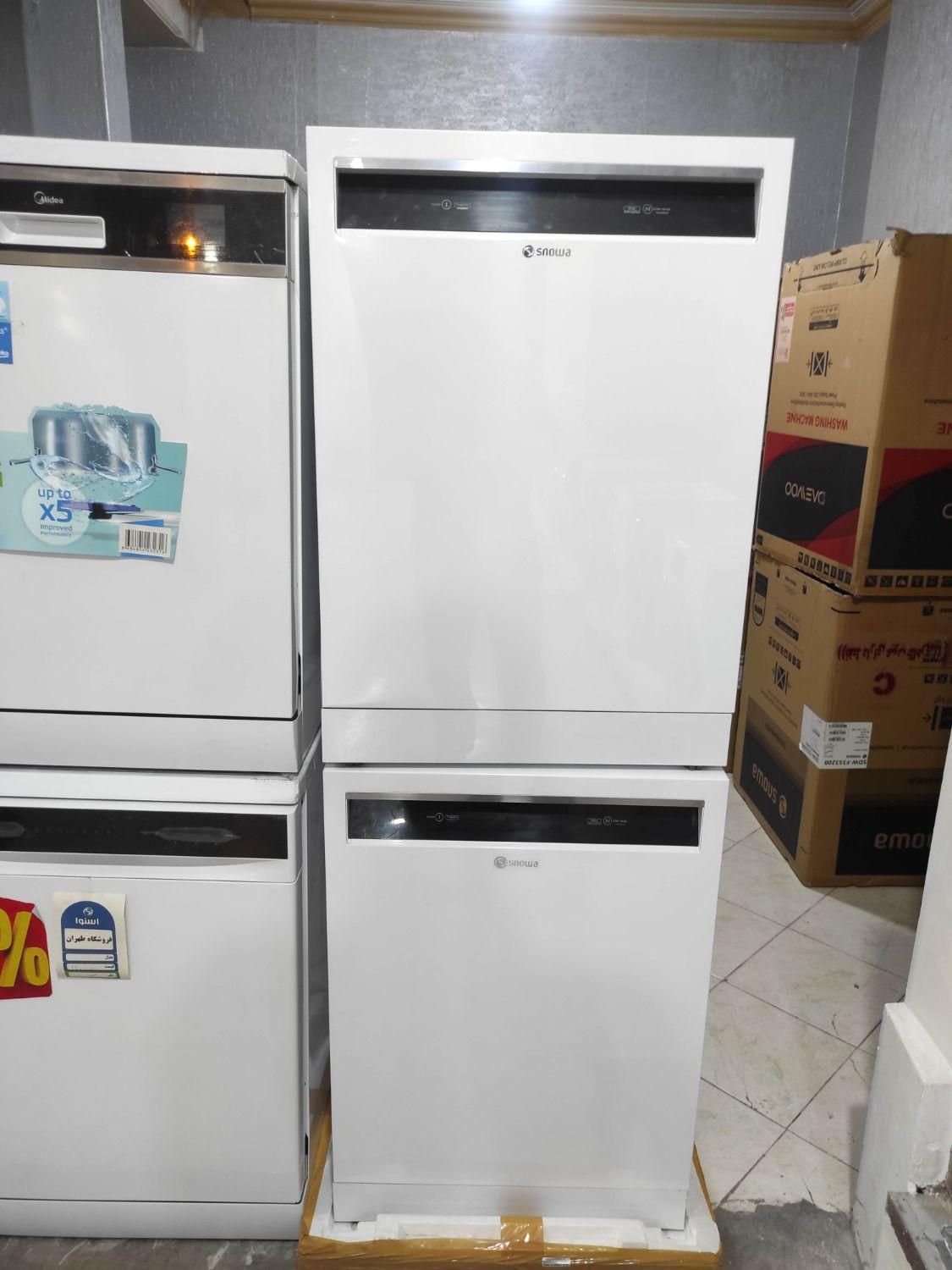 ماشین ظرفشویی اسنوا سه سبد F353200 سفیدو استیل|ماشین ظرفشویی|تهران, دروازه شمیران|دیوار