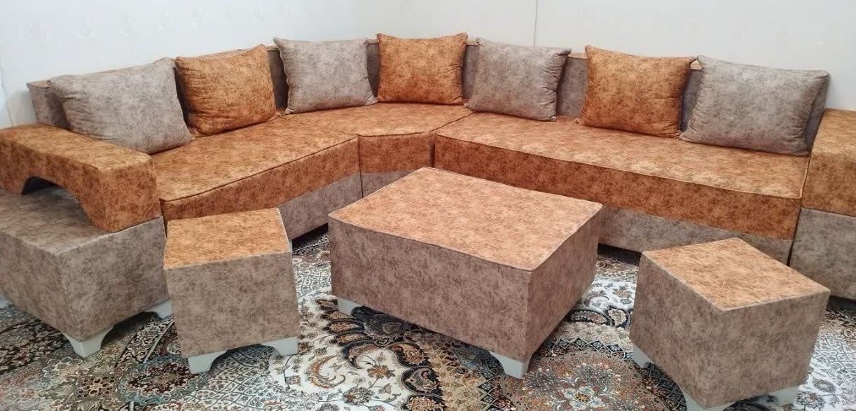 مبل راحتی(طـاهـا)رنگ های  ترکیبی روشن وتیره+|مبلمان خانگی و میز عسلی|تهران, شهرک شریفی|دیوار